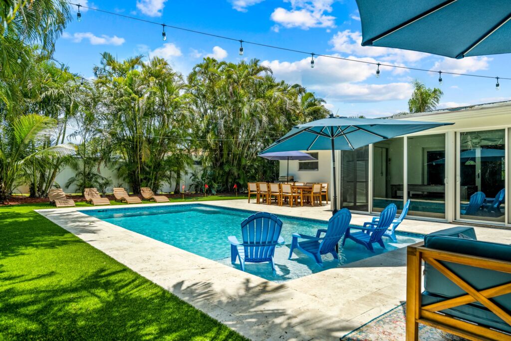 Enchanted Palms Villa Pool Area