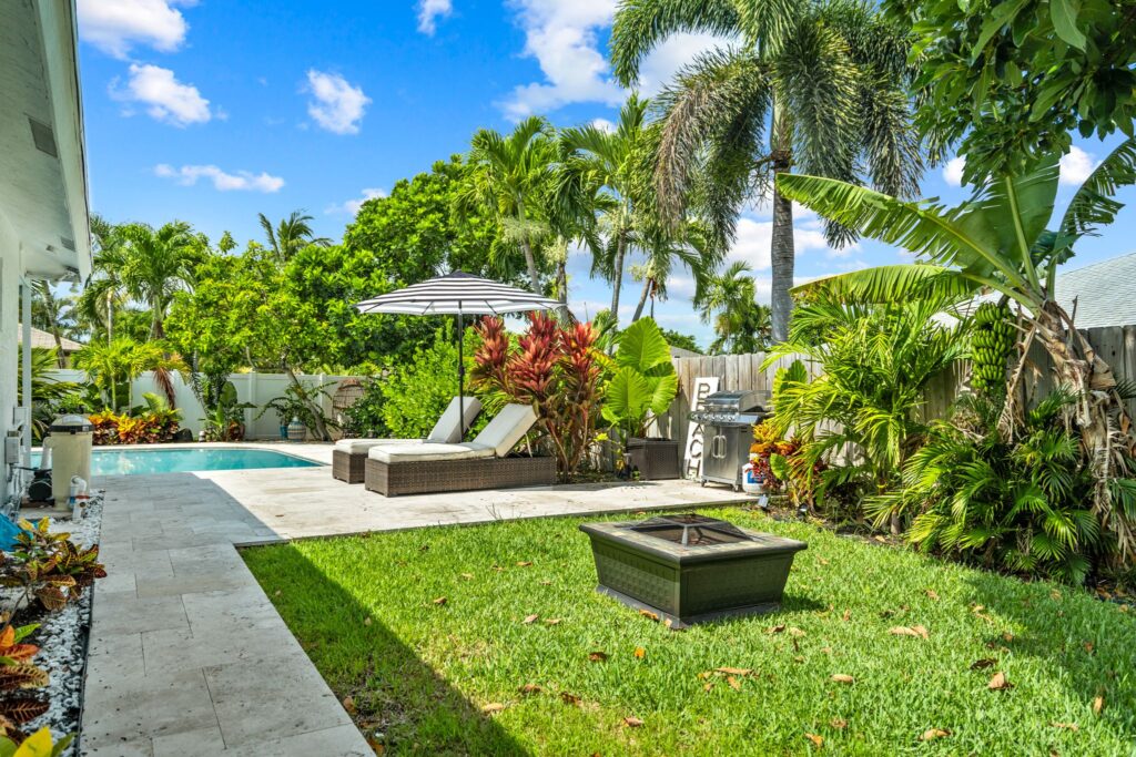 Pool Area in Rental House